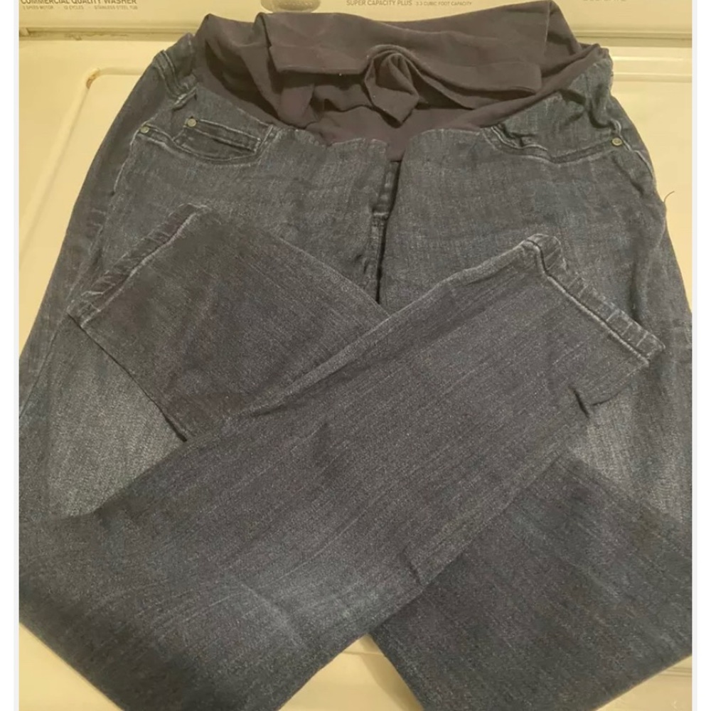 Indigo Blue maternity jeans jeggings size L